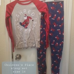 Toddler Boys/' Top Wing 2pc Pajama Set Green//Navy 2T